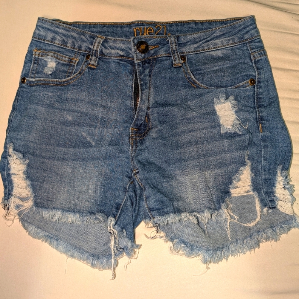 Rue21 Women's Blue Denim Shorts